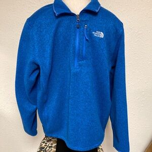 North Face men’s 1/4 zip sweater
